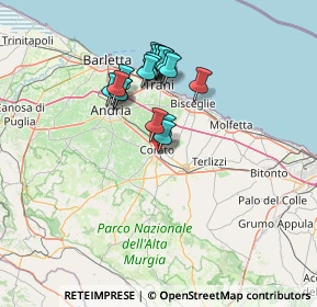 Mappa Via Zanardelli, 70033 Corato BA, Italia (12.37947)