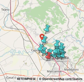 Mappa Via Masseria Vecchia, 81041 Bellona CE, Italia (7.12)