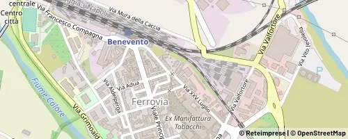 Mappa Benevento