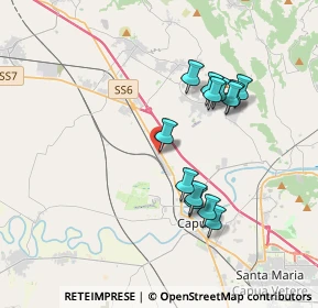 Mappa S.S. Appia Km 196, 81041 Vitulazio CE, Italia (3.58154)