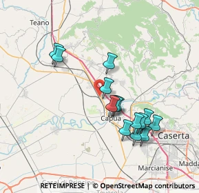 Mappa S.S. Appia Km 196, 81041 Vitulazio CE, Italia (7.28643)