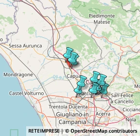 Mappa S.S. Appia Km 196, 81041 Vitulazio CE, Italia (12.31818)