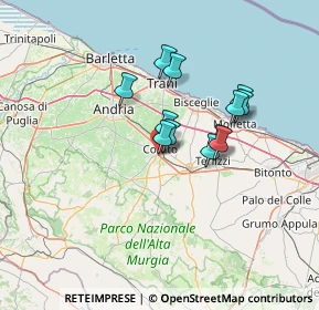 Mappa Via Cassia, 70033 Corato BA, Italia (10.74583)