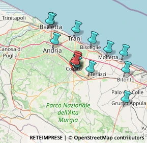 Mappa Via Cassia, 70033 Corato BA, Italia (12.54867)