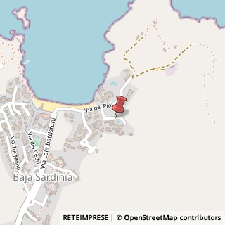 Mappa Via Baja Sardinia, 29, 07021 Arzachena, Sassari (Sardegna)