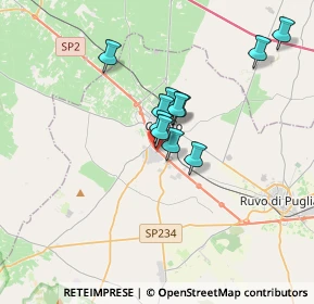 Mappa Via Sant' Elia, 70033 Corato BA, Italia (2.67455)