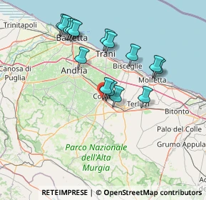 Mappa Via Sant' Elia, 70033 Corato BA, Italia (14.95533)