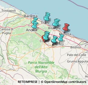 Mappa Via Sant' Elia, 70033 Corato BA, Italia (9.48938)