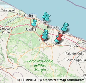 Mappa Via Sant' Elia, 70033 Corato BA, Italia (10.85917)