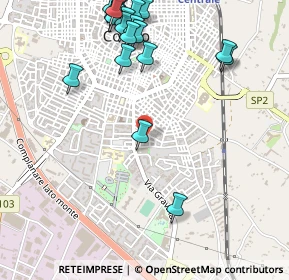 Mappa Via Niccolò Copernico, 70033 Corato BA, Italia (0.6955)