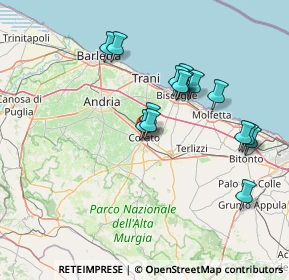 Mappa Via Torre Scarnera, 70033 Corato BA, Italia (14.36733)