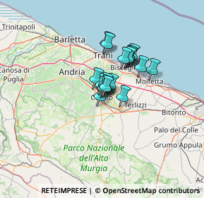 Mappa Via Torre Scarnera, 70033 Corato BA, Italia (7.90056)