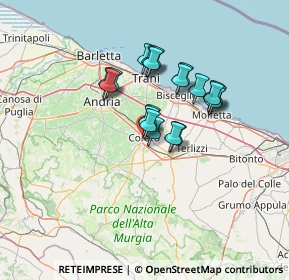 Mappa Via Torre Scarnera, 70033 Corato BA, Italia (10.841)