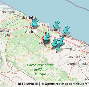 Mappa Via Donati, 70033 Corato BA, Italia (8.33538)