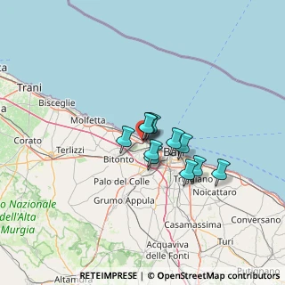 Mappa SS Adriatica, 70128 Bari BA, Italia (8.74273)