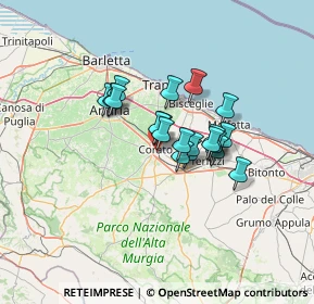 Mappa Via Enrico Dandolo, 70033 Corato BA, Italia (9.589)