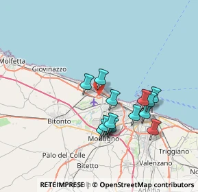 Mappa Vico X, 70128 Bari BA, Italia (6.77429)