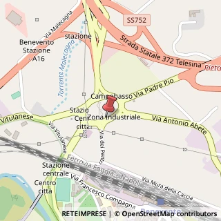 Mappa Via dei Pentri, 58, 82100 Benevento, Benevento (Campania)
