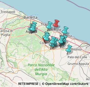 Mappa Via Einaudi, 70033 Corato BA, Italia (9.5585)