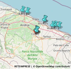 Mappa Via Dandolo, 70033 Corato BA, Italia (11.60545)