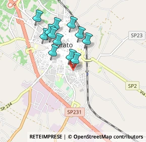 Mappa Via Einaudi, 70033 Corato BA, Italia (0.87917)