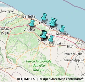 Mappa Via Tintoretto, 70033 Corato BA, Italia (7.3785)