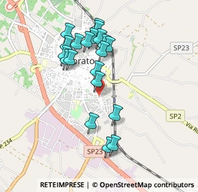 Mappa Via Tintoretto, 70033 Corato BA, Italia (0.9145)