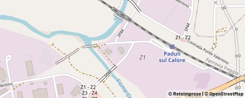 Mappa Benevento