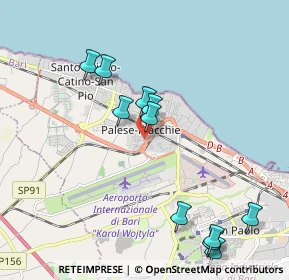 Mappa Via dell'Olivo, 70128 Bari BA, Italia (2.28182)