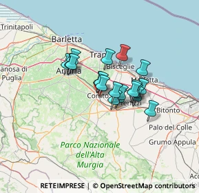 Mappa Via Giovanni Bovio, 70033 Corato BA, Italia (9.4845)
