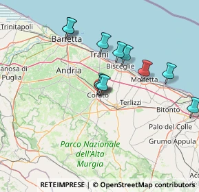 Mappa Via Giovanni Bovio, 70033 Corato BA, Italia (13.88455)