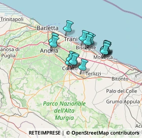 Mappa Via Giovanni Bovio, 70033 Corato BA, Italia (10.725)