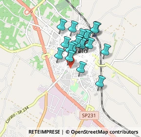 Mappa Via Columella, 70033 Corato BA, Italia (0.6785)