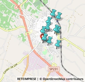 Mappa Via Columella, 70033 Corato BA, Italia (0.60364)