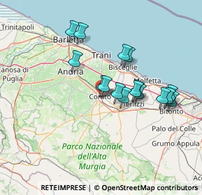 Mappa Via Zanella, 70033 Corato BA, Italia (13.02813)