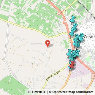 Mappa Strada, 70033 Corato BA, Italia (1.4075)