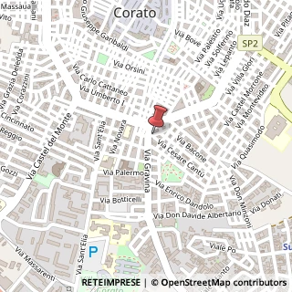 Mappa Via orlando vittorio emanuele 46, 70033 Corato, Bari (Puglia)