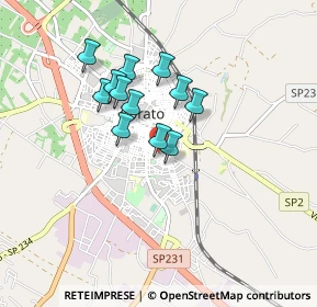 Mappa Via Cardona, 70033 Corato BA, Italia (0.70917)