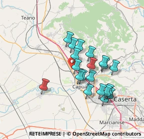 Mappa 81050 Vitulazio CE, Italia (6.442)
