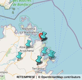 Mappa Via Cala Grano, 07021 Arzachena SS, Italia (12.81667)