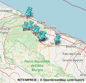 Mappa Km2, 70033 Corato BA, Italia (10.0975)