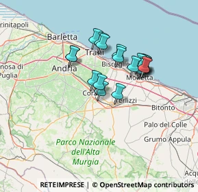 Mappa Km2, 70033 Corato BA, Italia (11.823)