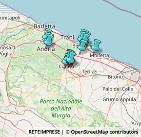 Mappa Km2, 70033 Corato BA, Italia (8.78786)