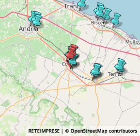 Mappa Via Gravina, 70033 Corato BA, Italia (7.8255)