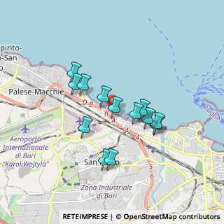 Mappa Strada del Baraccone, 70132 Bari BA, Italia (1.56)