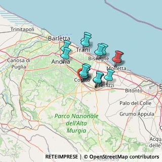 Mappa Via Castel del Monte, 70033 Corato BA, Italia (9.2875)