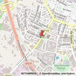Mappa Via Castel del Monte, 160, 70033 Corato BA, Italia, 70033 Corato, Bari (Puglia)