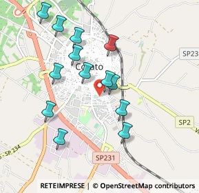Mappa Via Cesare Cantù, 70033 Corato BA, Italia (0.96231)