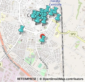 Mappa Via Gobetti, 70033 Corato BA, Italia (0.498)