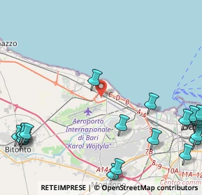 Mappa Via Luigia de Marinis, 70128 Bari BA, Italia (7.078)